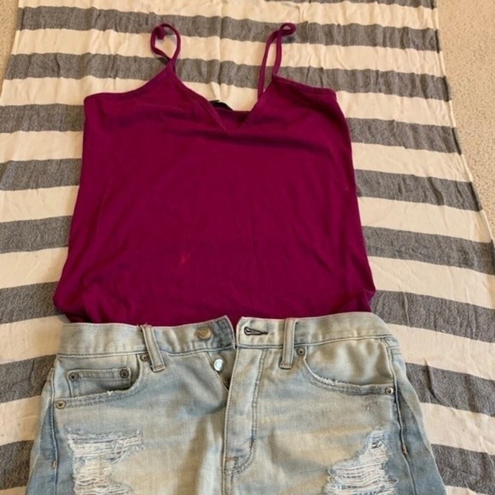 Small Victoria Secret tank top low cut v neck